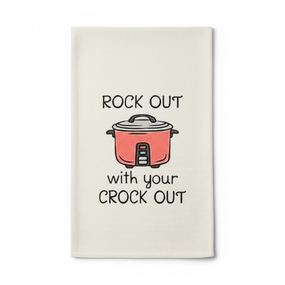 Source Unknown Other - Kitchen Towel with Crock Pot Design